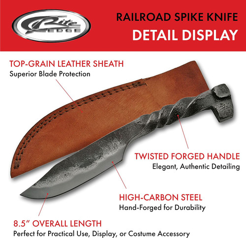HS-4408 Railroad Spike Knife Details