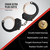 ASP Ultra Plus Steel Black Chain Handcuffs