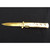 Limited Edition Gold Stilletto Assisted Folding Knife