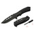 300524 Black Streak Survival Knife with Firestarter