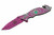 300568-PU Purple Spiderweb Rescue Tanto Liner Lock