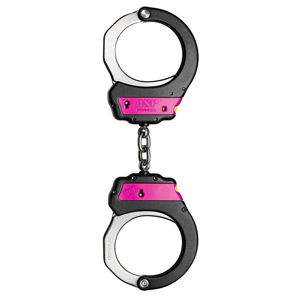 Pink ASP Ultra Plus Identifier Chain Cuffs -Steel Bow - J&L