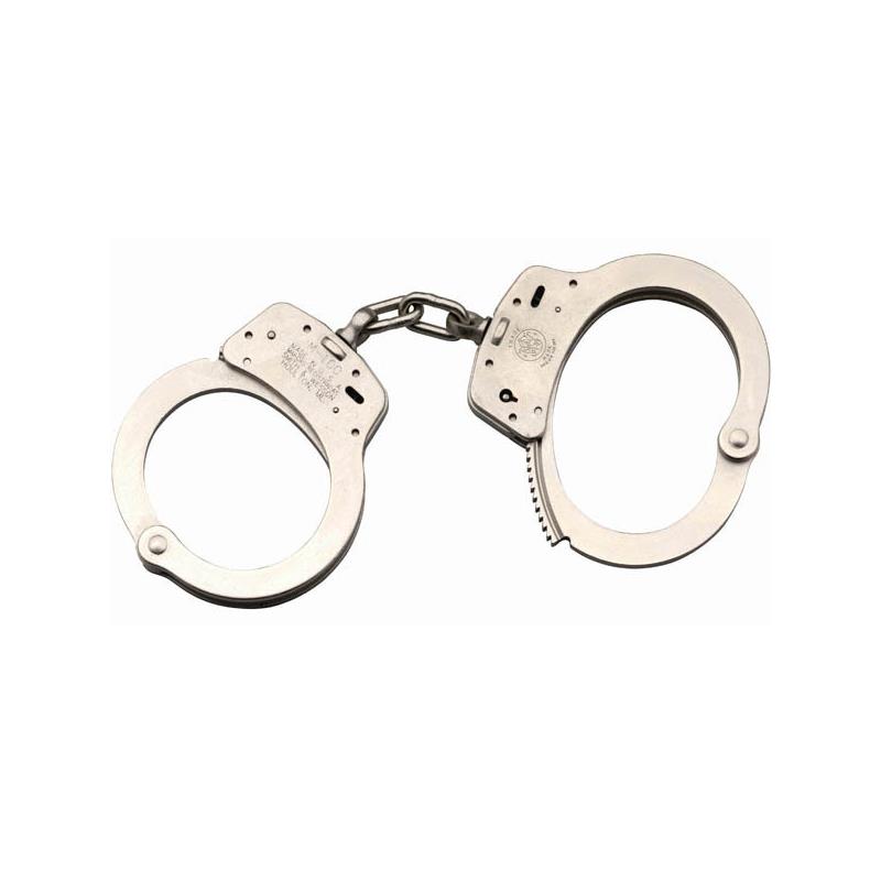 【美品】CHAIN AND HANDCUFF BACK-FRONT SHIRT Smith and Wesson Chain Link Handcuff - J&L Self Defense Products