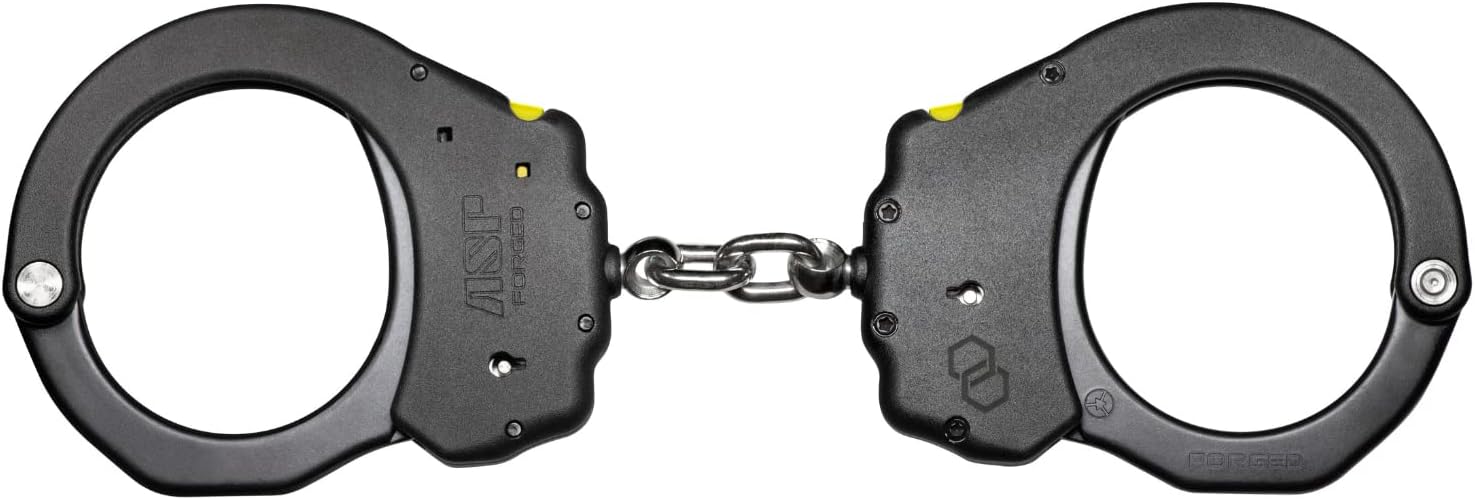 セキュリティ・セーフティ Char Bow ASP Ultra Plus Hinge Handcuff Keyless Double Locking Steel