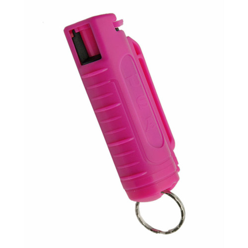 DPS Red Keychain Pepper Spray Hardshell - J&L Self Defense Products