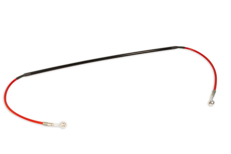 Stainless Steel Red Front Brake Line