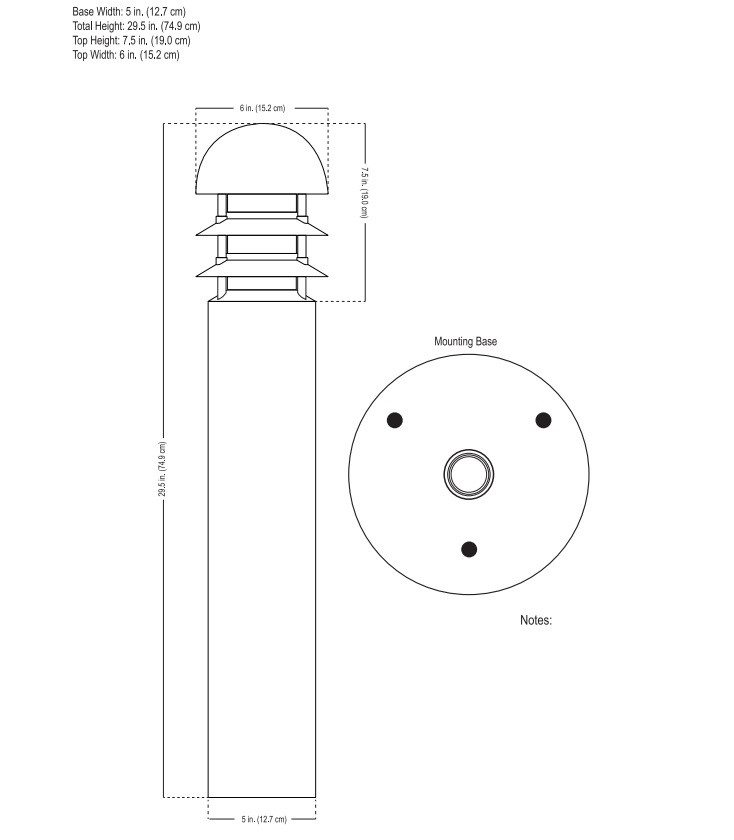 Bollard Light Alliance Outdoor Light Bollard Light