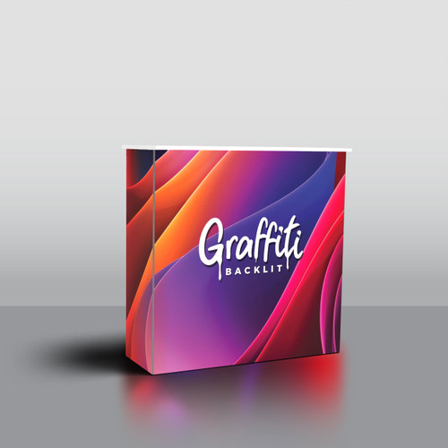 Graffiti Backlit Counter