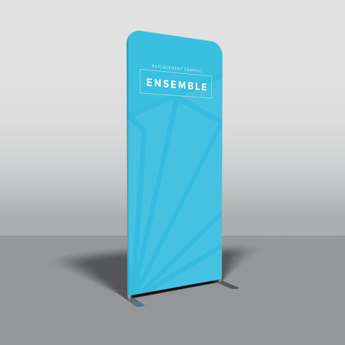 40" x 91" Ensemble Display - Replacement Trade Show Tension Fabric Graphic