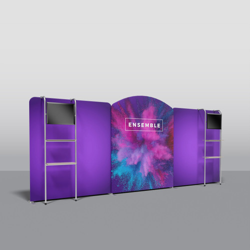 20' Ensemble Tension Fabric Trade Show Display Kit E20A