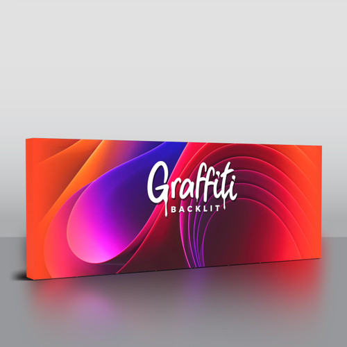 20' Graffiti Backlit Trade Show Display
