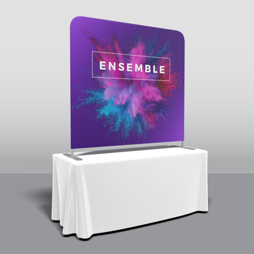 6' Helium by Ensemble Table Top Tension Fabric Trade Show Display