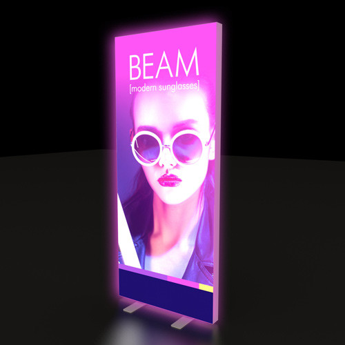 Bright 33" x 79" Backlit Banner Stand Display