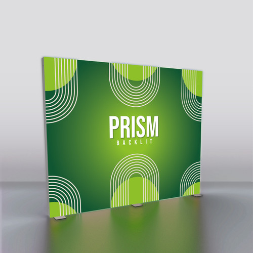 Prism 10 foot portable backlit trade show lightbox display