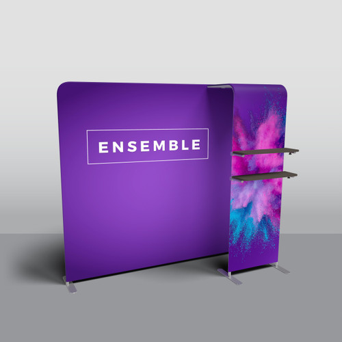 10' Ensemble Tension Fabric Trade Show Display Kit E10H