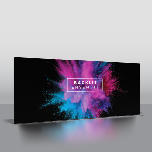 20' Ensemble Backlit Trade Show Display Lightbox