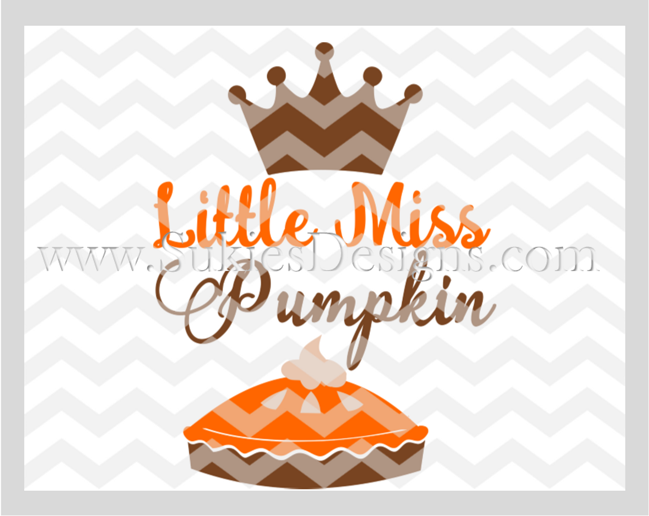 Download Little Miss Pumpkin Pie Digital Download Svg Dxf Png