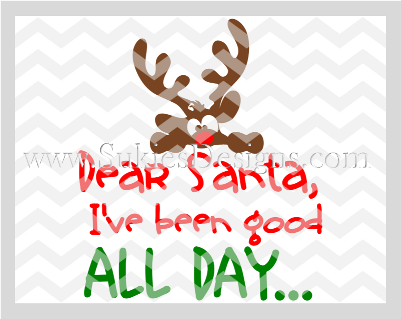 Dear Santa Ive Been Good Download Svg Dxf Png