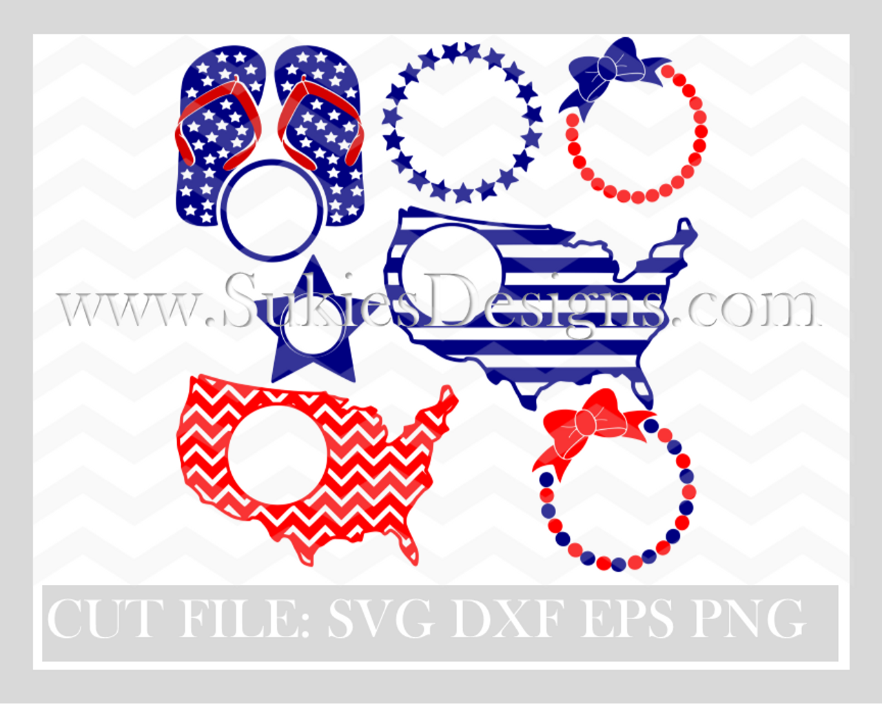 Free Free 4Th Of July Monogram Svg