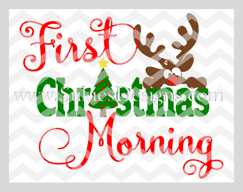 First Christmas Morning 2 DIGITAL DOWNLOAD- SVG,DXF, PNG First Christmas Morning 2 DIGITAL DOWNLOAD- SVG,DXF, PNG