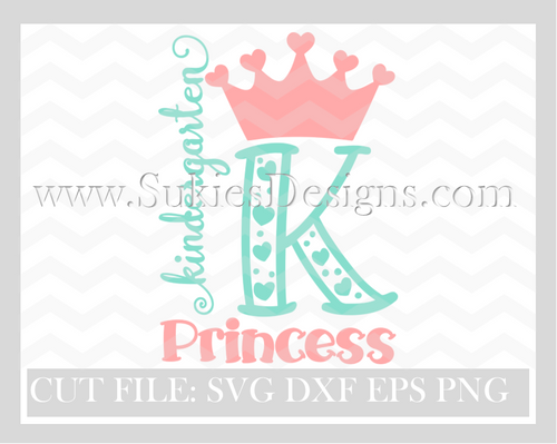 Download Pre K Princess 2017 Svg Dxf Png Eps Sukie S Designs