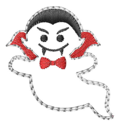 Vampire Ghost Feltie Machine Embroidery Design Vampire Ghost Feltie Machine Embroidery Design