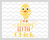 Classy Little Chick  SVG,DXF, EPS,PNG Classy Little Chick  SVG,DXF, EPS,PNG