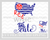Red White and Cute Monogram  SVG, DXF, PNG EPS   Red White and Cute Monogram  SVG, DXF, PNG EPS
