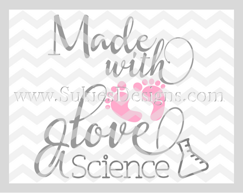 Download Made With Love And Science Digital Download Svg Dxf Png