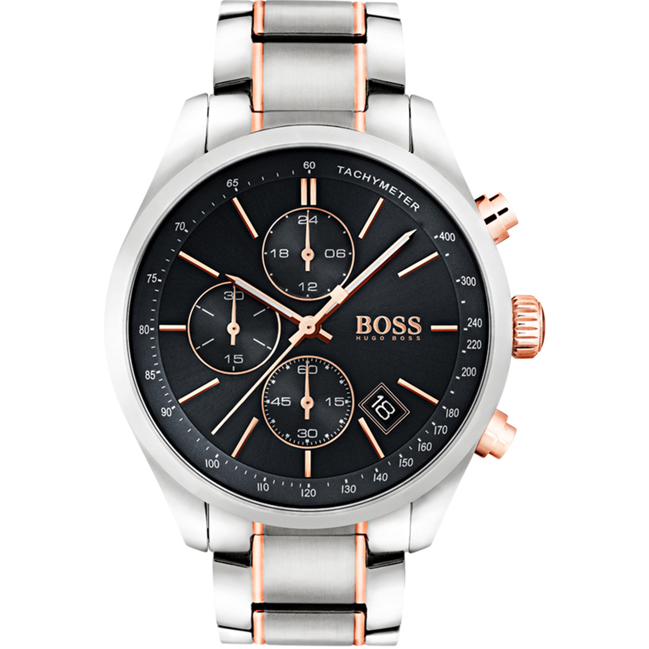 Hugo Boss Grand Prix Chronograph Tachymeter Quartz 1513473 Mens Watch