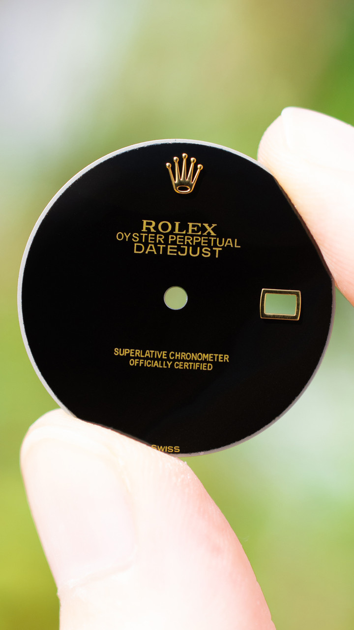 Rolex Datejust Black Dial Half Gold - Onyx Store