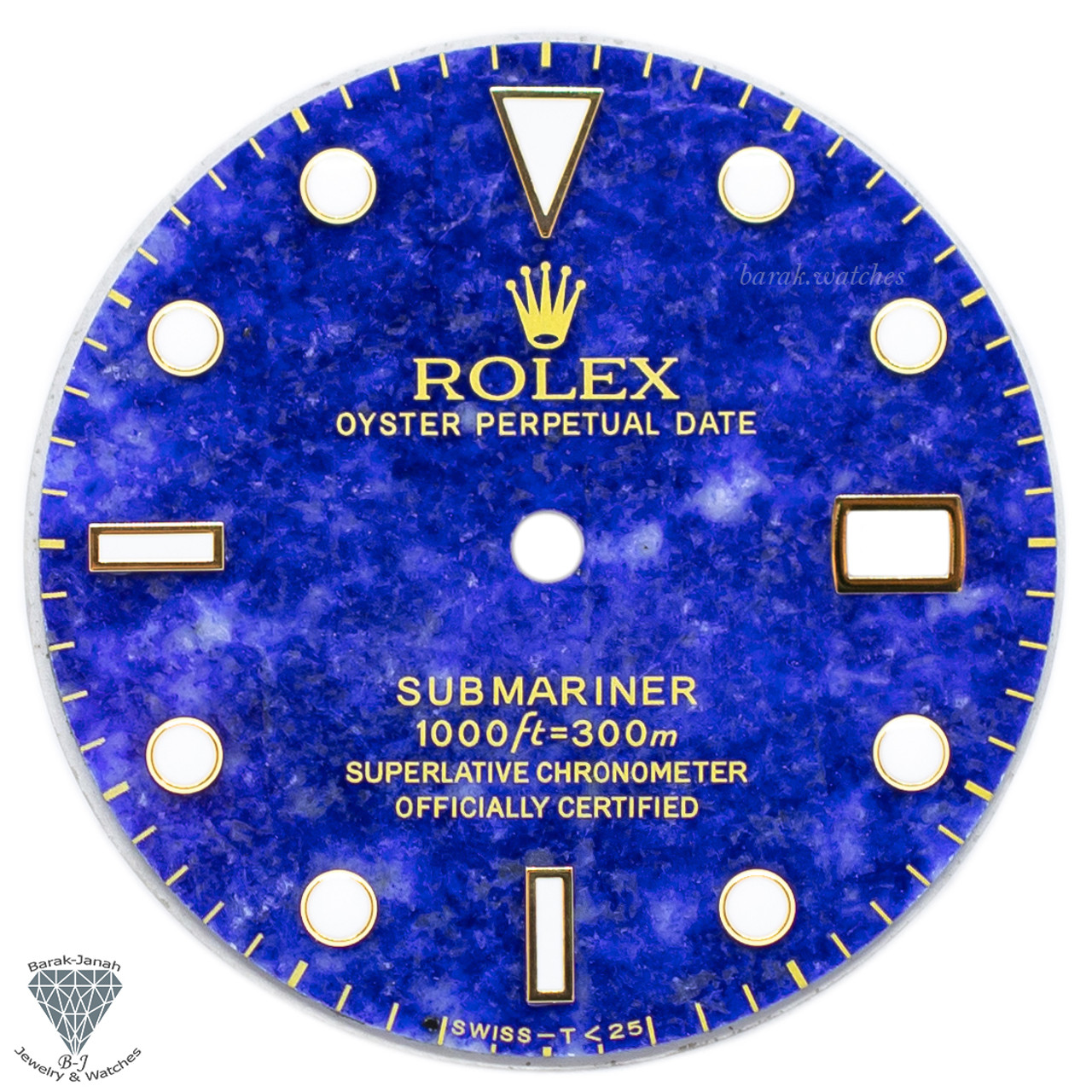 Blue Lapis Lazuli Dial For Rolex Submariner 18k - Caliber 3135 3035