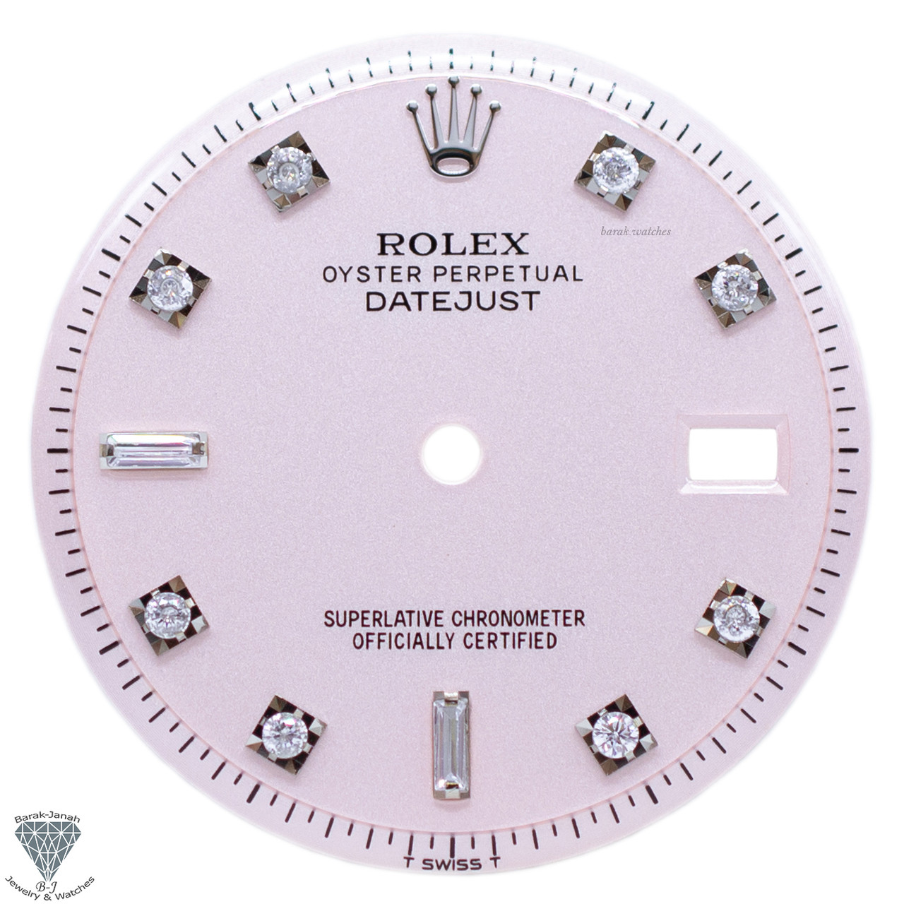 Rolex Datejust Pink Gold 1601 Pink Diamond Dial