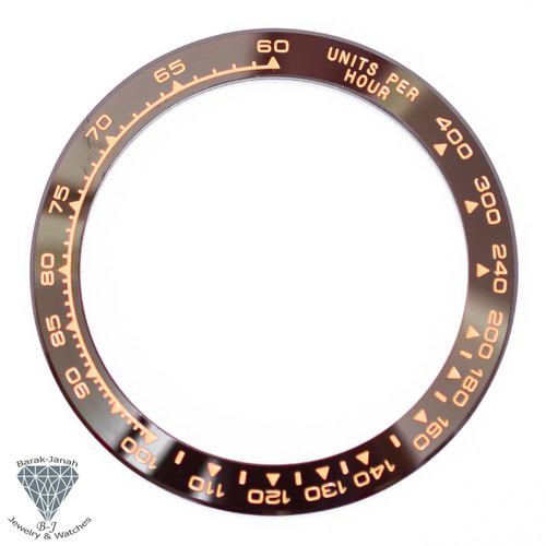 Brown Rose Gold Ceramic Bezel insert For Rolex Daytona watches 116500 116520