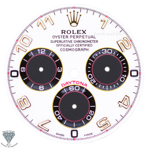 White Racing Dial For Rolex Daytona 116523 - Rolex Dial