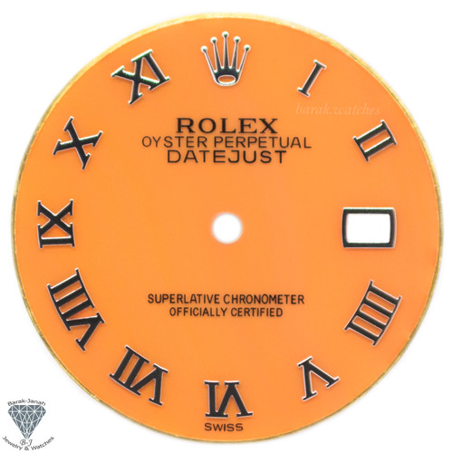 Coral Orange Dial For Rolex DateJust 36mm 16234 - Rolex Dial