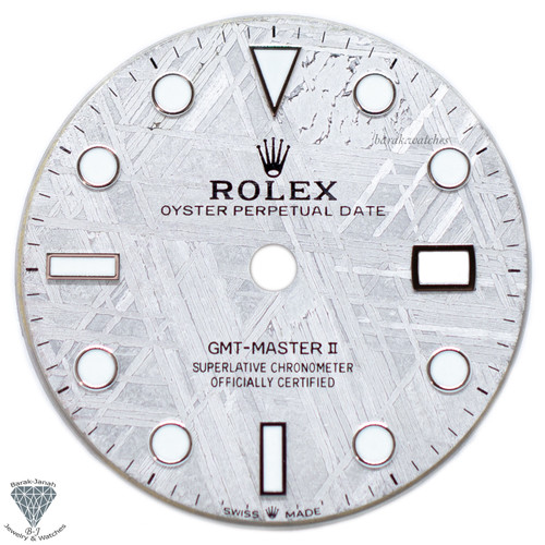 Custom Meteorite Dial For Rolex GMT-Master II 126719BLRO 126710BLRO - Calibre 3285