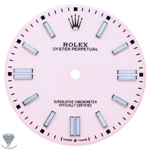 Pink Dial For Rolex Oyster Perpetual 41mm 124300 - Caliber 3230