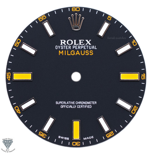 Black Dial For Rolex Rolex Milgauss 116400 - Caliber 3130