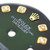Custom Dark Green Diamond Dial For Rolex Lady Datejust 26mm - Gold