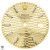 Golden Fluted Motif Dial For Rolex Datejust 36mm 126233