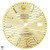 Golden Fluted Motif Dial For Rolex Datejust 36mm 126233 - Aftermarket Rolex Dial 