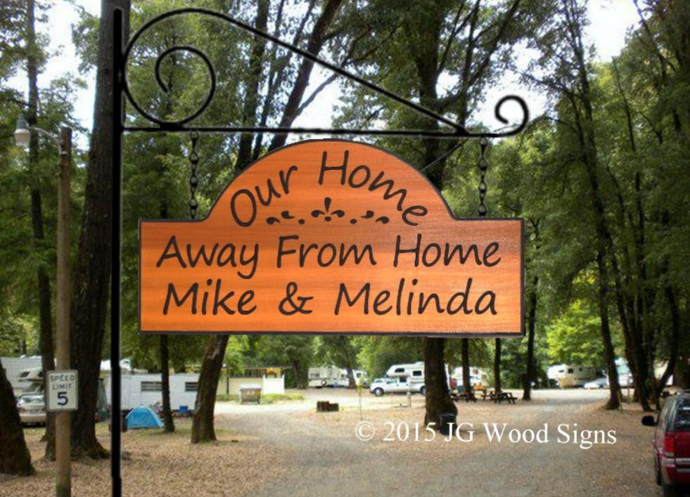 Personalized Camper Signs Our Home Away From Home