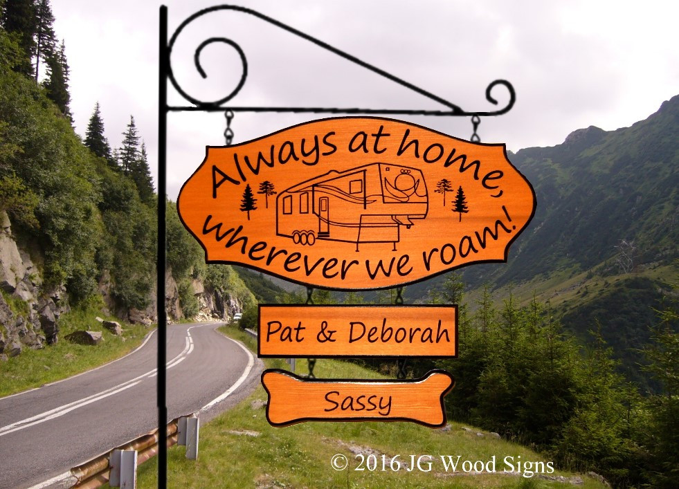 Camping Signs Carved Wood by JGWoodSigns Choose your RV