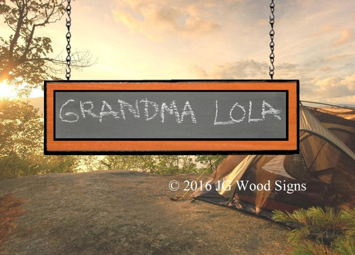 Custom Campsite Signs -Chalkboard - Custom Camping Sign Add On JGWoodSigns  RV Wood Sign Lola