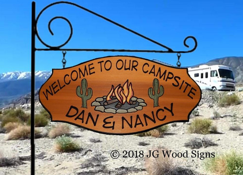 Wood Camp Signs