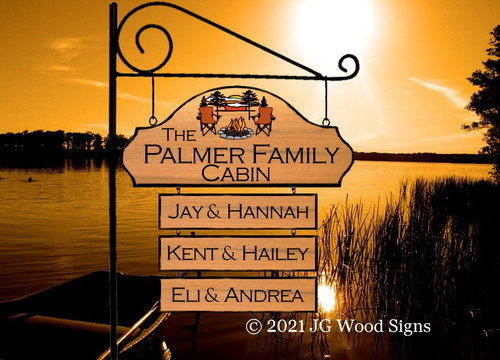 Cabin Name Sign