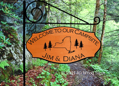 Wooden Camp Signs
