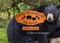 Bear Custom Camp Signs