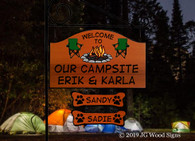 Wood Signs for Campers